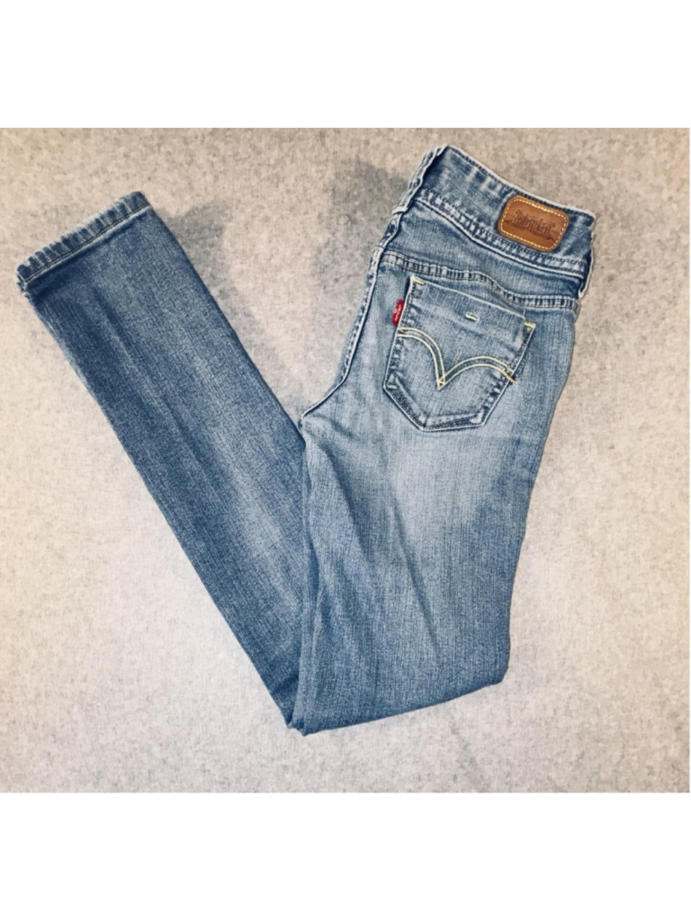 Levi’s Patricia Ultra Skinny Jeans Women’s W25 L32 Blue Stretch Denim